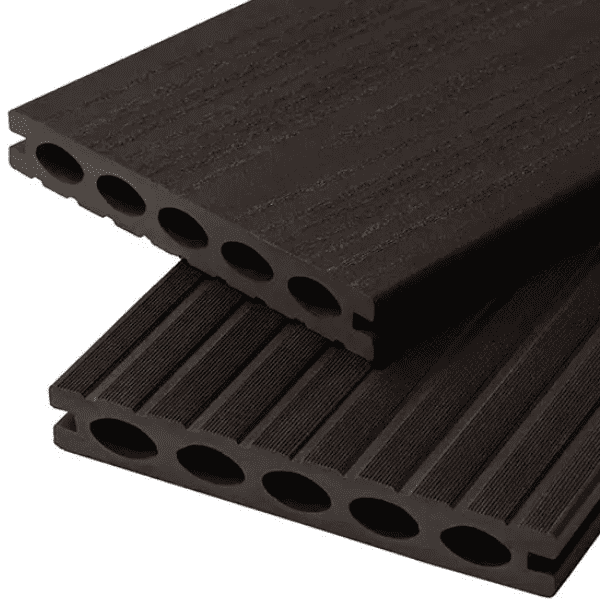 Фасадна дошка POLYROOT Series F Chocolate, 145*18*2400 мм 2D