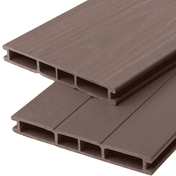 Фасадна дошка POLYROOT Series F Latte, 145*18*2400 мм 2D